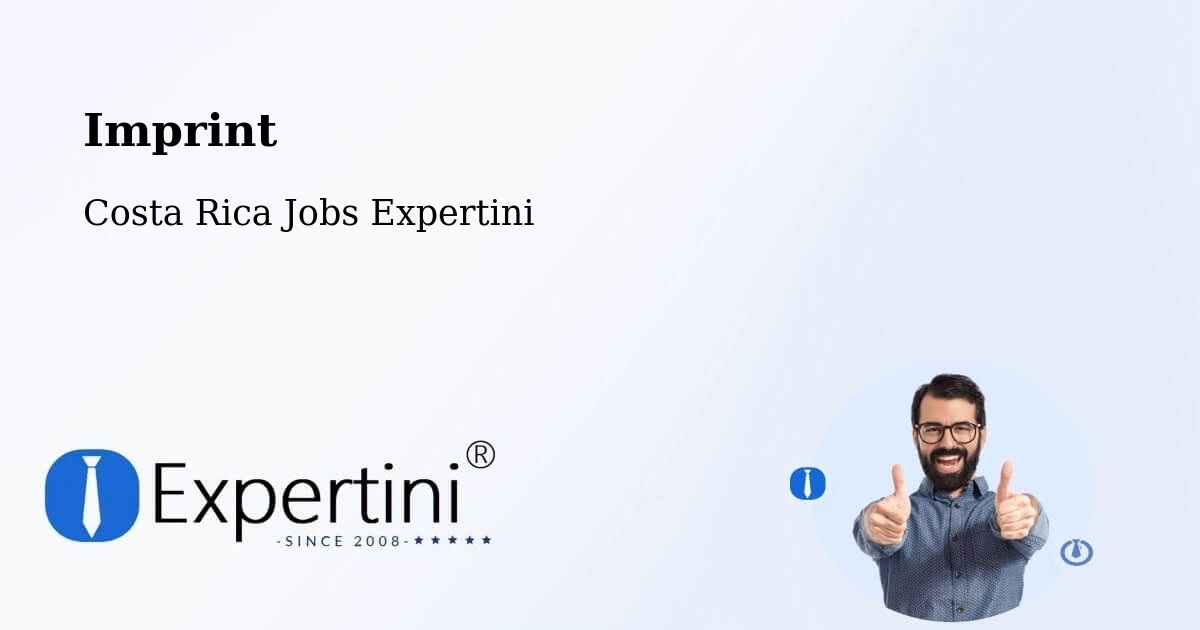 Imprint – Orosí - Costa Rica Jobs Expertini
